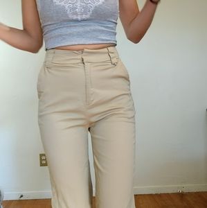 High waisted pants